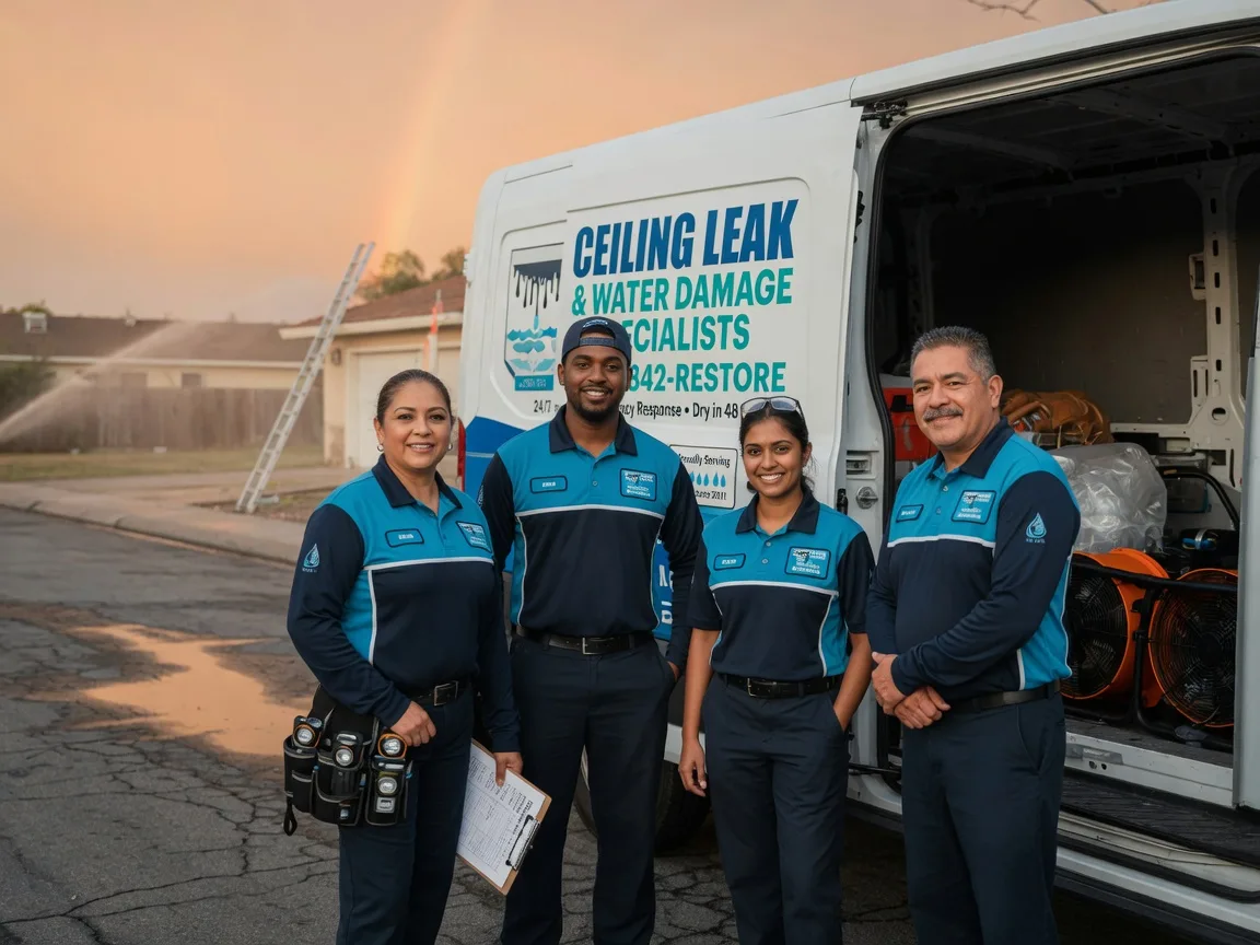 Ceiling Leak Cleanup company in Hustle, VA