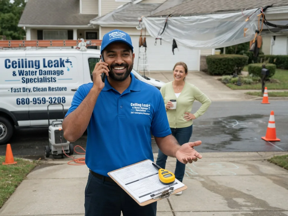 Ceiling Leak Cleanup Hustle, VA FAQs